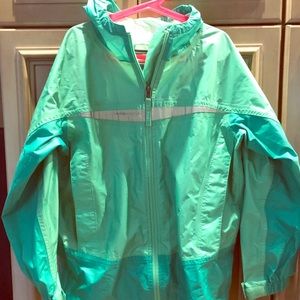 L.l. Bean girls rain jacket